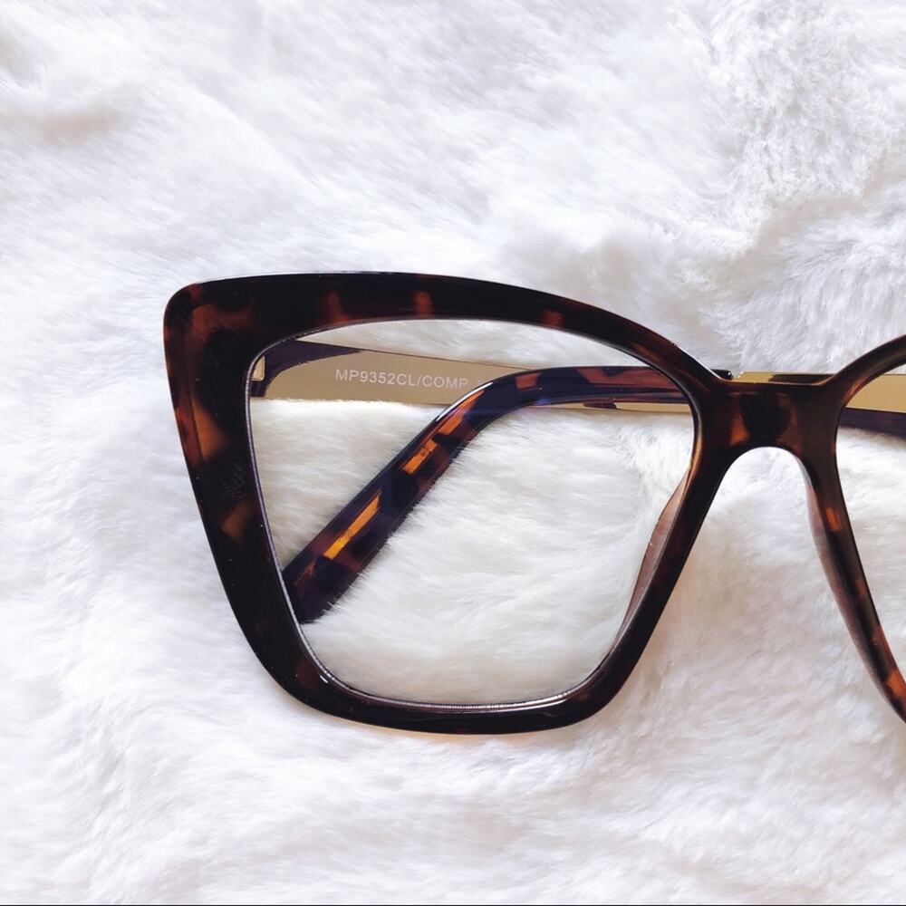 Chels Tortoise Brown Computer Blue Light Glasses - Picture 2 of 11